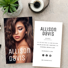 Foto för modern minimal enkel Professionell Visitkort