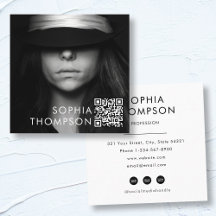 Foto för modern minimal QR-Professionell