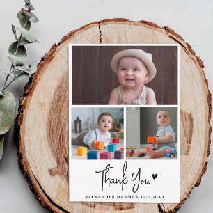 Foto för Modern och Rustic Baby Shower-Tack Tack Kort
