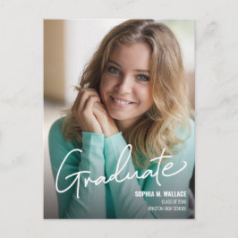 Foto för Modern Script Personlig Student Meddelande Vykort