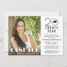 Foto för Modern Studenten Snyggt Class Year Inbjudningar