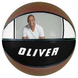 Foto för modern svartvit text med eget namn