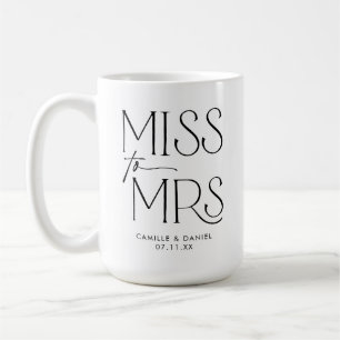 Foto för modern typografi-Förlovning Kaffemugg