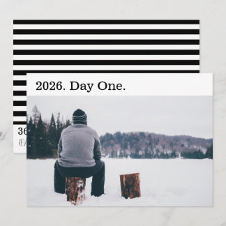 Foto för moderna minimalistiska nya affärsmöjlighe julkort