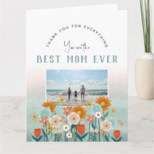 Foto för mors dag modern bästa Mamma-Blommigt
