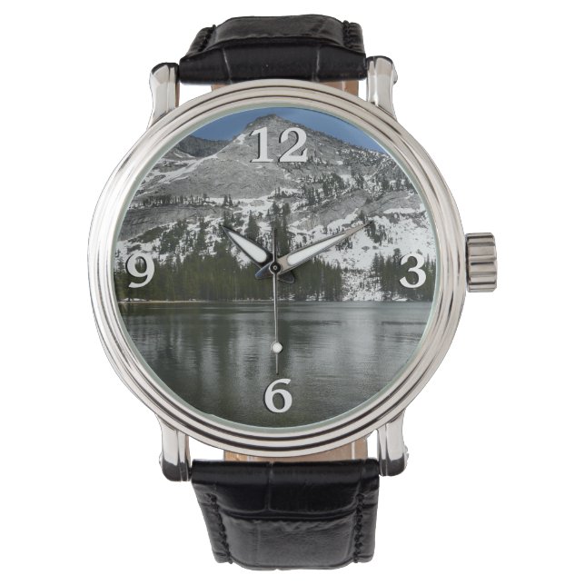 Foto för nationalparken Snowy Tenaya Sjö Yosemite Armbandsur (Framsida)