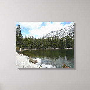 Foto för nationalparken Snowy Tenaya Sjö Yosemite Canvastryck