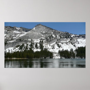 Foto för nationalparken Snowy Tenaya Sjö Yosemite Poster