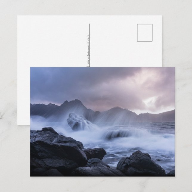 Foto för norgens natur helg vykort (Fram/baksida)
