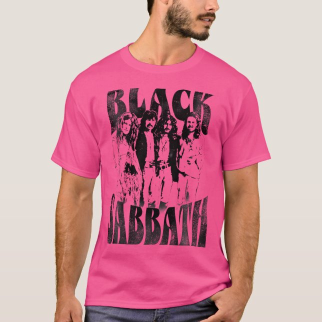 Foto för officiell Black Sabbath Group T Shirt (Framsida)