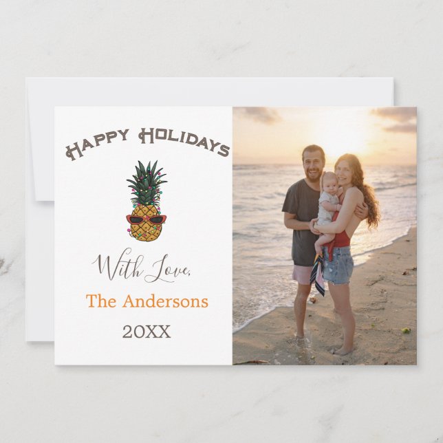 Foto för persianäpple God jul-persikofoto Julkort (Framsida)