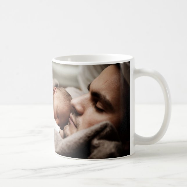 Foto för personlig 2-sidig familj kaffemugg (Höger)