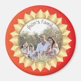 Foto för personlig Circle Magnet-familjen Magnet