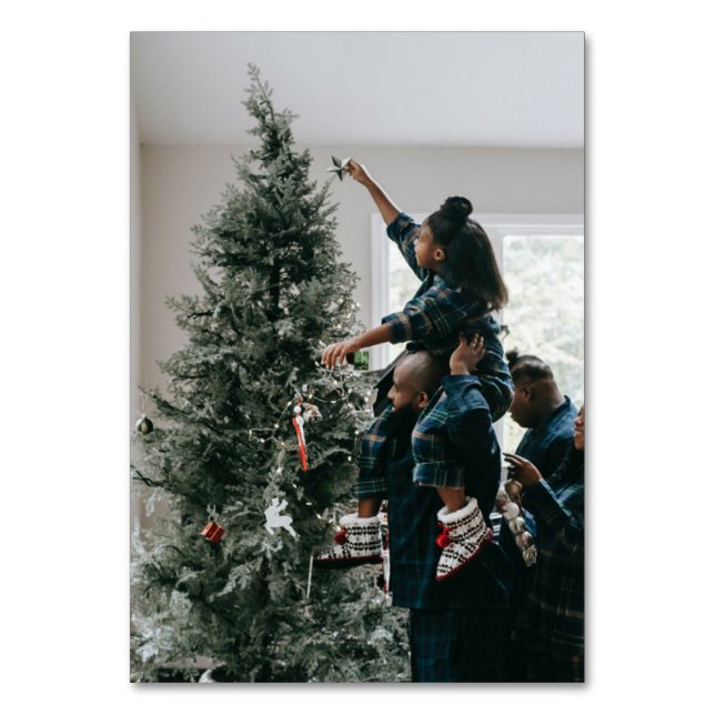 Foto för personlig-familjen bordsnummer (Framsidan)