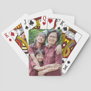 Foto för personlig-familjen med Anpassningsbar Casinokort