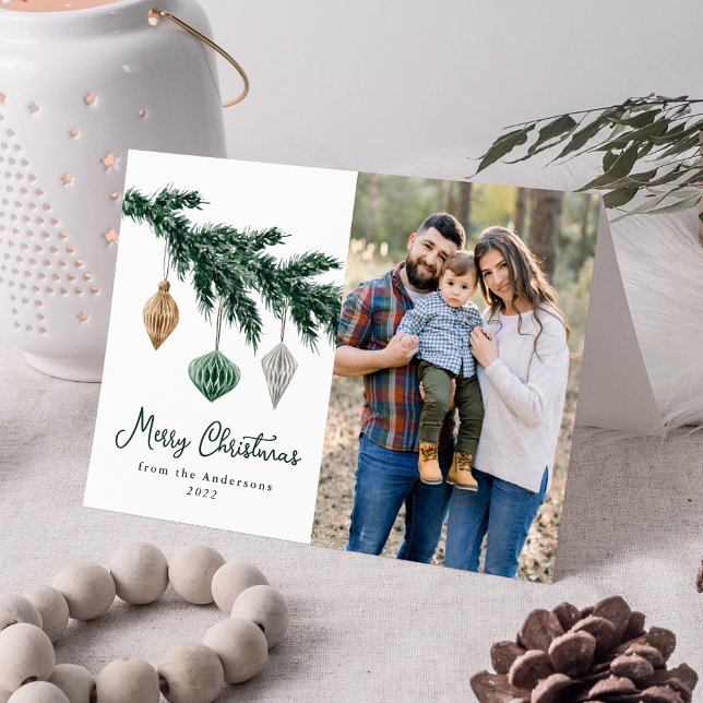 Foto för prydnadsföremål för vattenfärg helgkort (Skapare uppladdad)