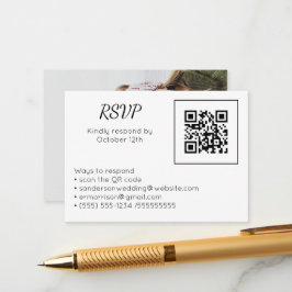 Foto för QR-kod för bröllopets OSA Online Tilläggskort