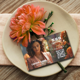 Foto för QR-kod för Social Media Visitkort