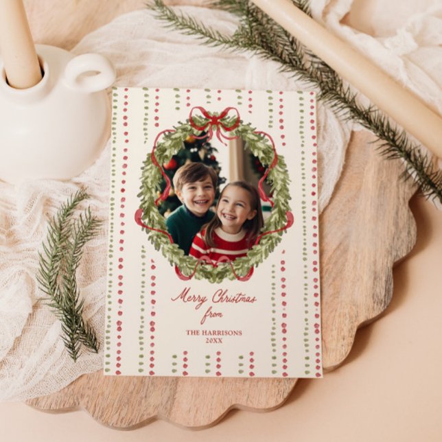 Foto för rött andedräkt julkort (Skapare uppladdad)