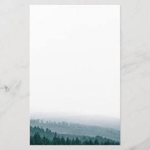 Foto för skogNatur i gräs träd Brevpapper