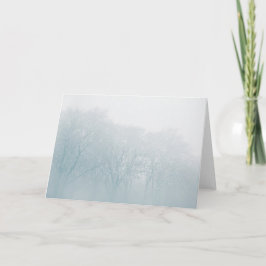 Foto för skogsvinter kort