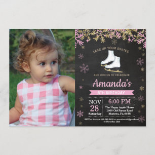 Foto för skridsko för inbjudningar