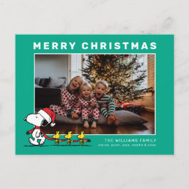 Foto för Snoopy & Friends Julfamilj Helg Vykort