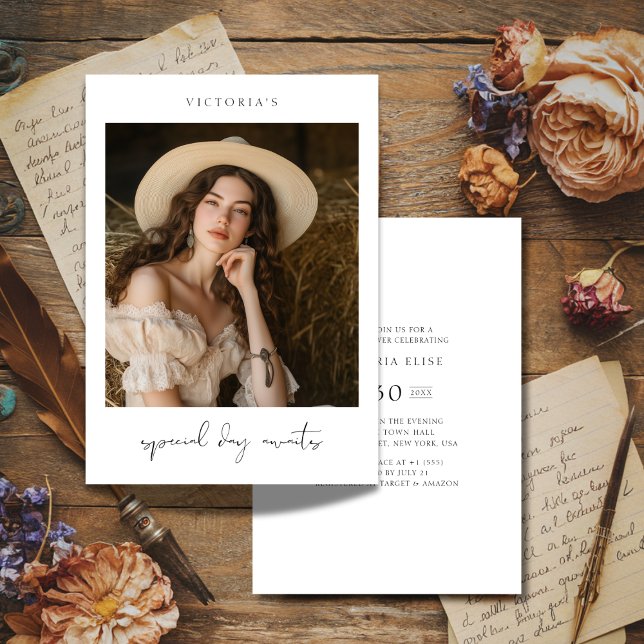 Foto för speciell Möhippa väntar på budgetering Inbjudningar (Skapare uppladdad)