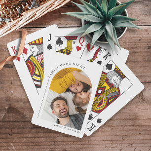Foto för spelnattfamiljen casinokort