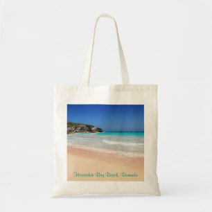 Foto för strand för Sand för Bermuda hästskofj Tygkasse