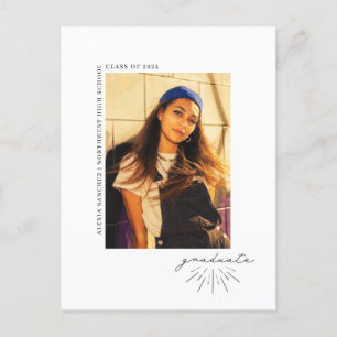 Foto för Studentfest av linjebild Vykort