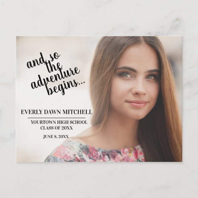 Foto för Studentfest av rost (Anpassade Färg) Vykort (Framsida)