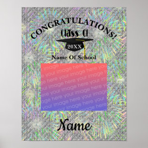 Foto för studentmössa och Personlig Poster