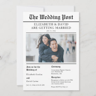 Foto för tidningen Bröllop Inbjudningar