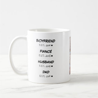Foto för tidslinje Pappa Far Valentines day Kaffemugg