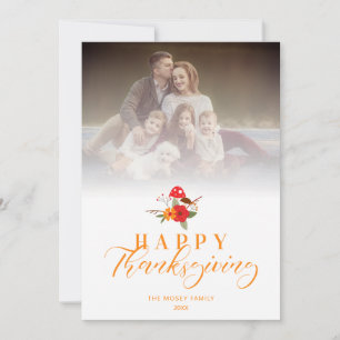 Foto för Transparency Happy thanksgiving-familjen