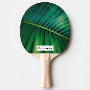 Foto för tropisk skog från grönt Löv Pingisracket