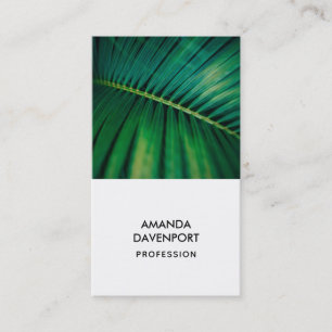 Foto för tropisk skog från grönt Löv Visitkort