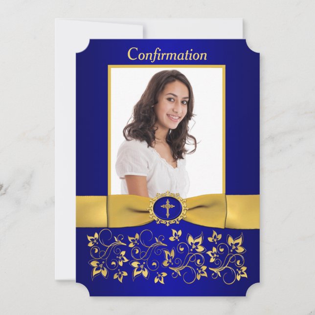 Foto för tryckt RIBBON Biljett-bekräftelse Inbjudningar (Framsida)