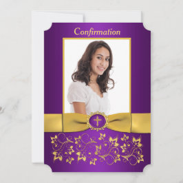 Foto för tryckt RIBBON Biljett Shaped Confirmation Inbjudningar