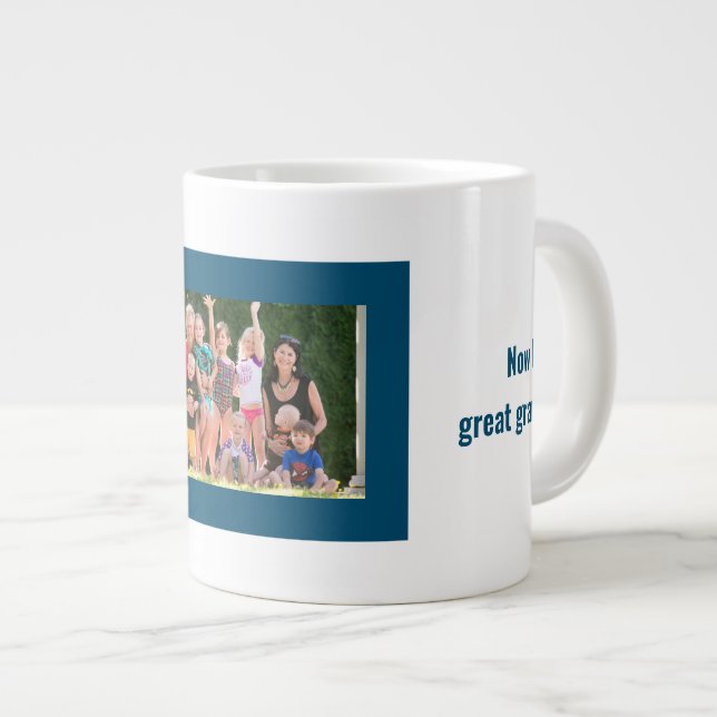 Foto för Underbar Grandpa-familj Jumbo Mugg (Framsida höger)