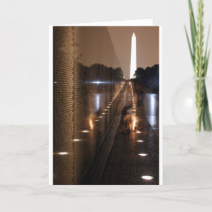 Foto för vägg för Vietnam veteran minnes- Kort