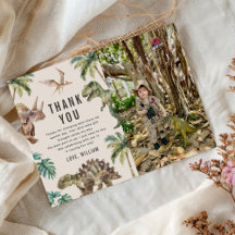 Foto för vattenfärgsdosinosaur-Födelsedagsfest