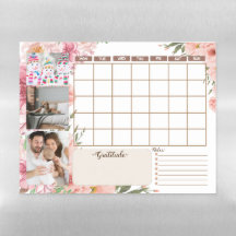 Foto för veckotidsplaneringskalender - blomma varj