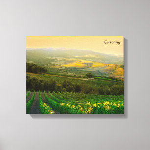 Foto för vingård för Tuscany italien italienskt Canvastryck