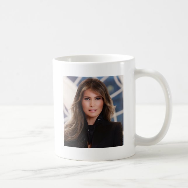 Foto för Vita hus för Melania trumf officiellt Kaffemugg (Höger)