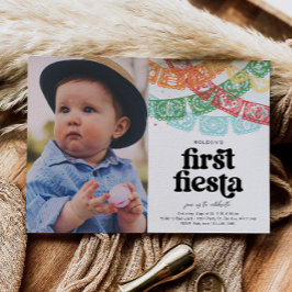 Foto Första Fiesta-födelsedagsinbjudan Inbjudningar