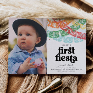 Foto Första Fiesta-födelsedagsinbjudan Inbjudningar