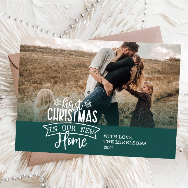 Foto Första jul i vårt nya hem Julkort (Skapare uppladdad)