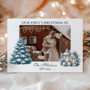 Foto Första jul tillsammans Julkort